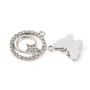 20Pcs 20 Styles Alloy Crystal Rhinestone Pendants FIND-YW0003-07-2