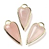 Natural Rose Quartz Pendants G-K347-01G-10-1