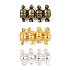 12 Sets 3 Colors Brass Magnetic Clasps KK-FS0001-55B-2