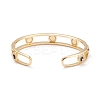 Evil Eye Enamel Bangles for Men Women BJEW-F417-18F-G-RS-2