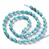 Synthetic Turquoise Beads Strands G-S362-088B-2
