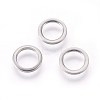 Tarnish Resistant 304 Stainless Steel Linking Rings LS-X-STAS-F187-51P-8mm-1