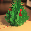 Merry Christmas 3D Pop Up Christmas Tree Greeting Cards DIY-N0001-118R-2