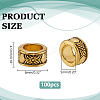 100Pcs Tibetan Style Alloy European Beads DIY-PH0023-44B-2
