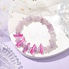 Natural Amethyst Chips Beaded Stretch Bracelets BJEW-TA00494-04-2