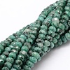 Dyed Natural Malaysia Jade Rondelle Beads Strands X-G-E316-2x4mm-23-1