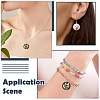 20Pcs 2 Colors Alloy Enamel Pendants ENAM-FS0004-14-7