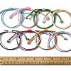 8Pcs 8 Colors Korean Waxed Polyester Cord Braided Bead Bracelets BJEW-FS00024-5