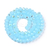 Electroplate Glass Beads Strands EGLA-A044-J6mm-L04-3