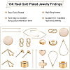 Brass Lobster Claw Clasps KK-BC0005-79G-NF-8