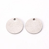 Non-Tarnish 201 Stainless Steel Stamping Blank Tag Pendants X-STAS-T058-12mm-P-2