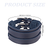 1Pc Trendy Retro Unisex Punk Rock Style Wide Leather Cord Wristband Bracelets BJEW-LP0002-58A-2