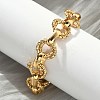 304 Stainless Steel Rolo Chain Bracelets for Women BJEW-S176-01G-B-3