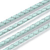 Braided Cowhide Leather Cord NWIR-N005-01F-3mm-3