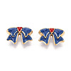 Ion Plating(IP) 304 Stainless Steel Enamel Beads STAS-N114-23D-G-1