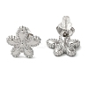 Non-Tarnish 304 Stainless Steel Embossing Stud Earrings LS-EJEW-U001-06P-03-1