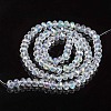 Electroplate Glass Beads Strands X-EGLA-A034-T10mm-L19-2