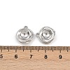 304 Stainless Steel Pendant Cabochon Settings STAS-L303-32P-3