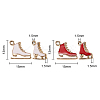 20Pcs 2 Colors Alloy Enamel Pendants PALLOY-CJ0001-137-2
