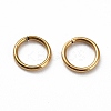 Ion Plating(IP) 304 Stainless Steel Open Jump Rings X-STAS-R060-5x0.7-G-1