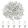 100Pcs Tibetan Style Alloy Pendants TIBE-YW0001-93-1