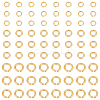 120Pcs 3 Styles 304 Stainless Steel Open Jump Rings STAS-UN0060-82-1