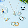12Pcs 6 Size 201 Stainless Steel Grooved Finger Ring Settings RJEW-TA0001-06G-6