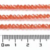Baking Paint Imitation Jade Glass Bead Strands DGLA-A034-J2MM-A12-2
