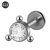 G23 Titanium Threadless Labrets WG33C7B-20-1