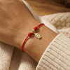 304 Stainless Steel Virgin Mary Charm Bracelets WH3603-1