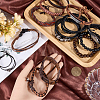 13Pcs 5 Styles PU Imitation Leather Braided Bracelets for Women Men BJEW-CL0001-22-3