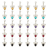 Angel Glass Pendant Decorations PALLOY-HY00018-1