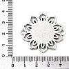 Tibetan Style Alloy Flower Cabochon Connector Bezel Settings LS-PALLOY-J494-06AS-3