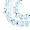 Transparent Glass Beads Strands EGLA-N016-6mm-01-3