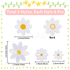 24Pcs 4 Styles Iron on Cloth Patches FIND-CY0001-20-2