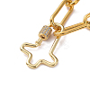 Iron Paperclip Chain Necklaces NJEW-JN02666-01-3
