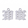 Tarnish Resistant 201 Stainless Steel Pendants STAS-N091-40W-2