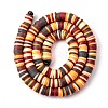 Handmade Polymer Clay Beads Strands CLAY-R089-6mm-T02B-21-7