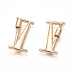 Brass Screw Carabiner Lock Charms KK-I663-01G-I-2