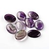 Oval Natural Amethyst Cabochons G-I172-22x30mm-05-1