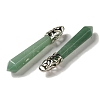 Natural Green Aventurine Pointed Big Pendants G-Z055-01P-02-2
