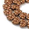 Electroplated Synthetic Non-magnetic Hematite Beads Strands G-Z032-D02-05G-3