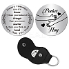 2Pcs 2 Style PU Leather Guitar Clip AJEW-CN0001-21I-1