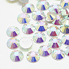 Flat Back Glass Rhinestone Cabochons RGLA-T090-SS34-02-2