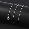 Non-Tarnish 304 Stainless Steel Snake Chain Necklaces NJEW-D285-02P-4