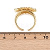 Brass Adjustable Cuff Open Rings RJEW-C145-03G-5