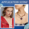 24Pcs 4 Styles Alloy Enamel Gothic Style Pendants PALLOY-SC0004-45A-6
