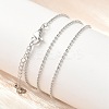 1.5MM Brass Ball Chain Necklaces NJEW-Z097-03P-2