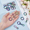 10Pcs Alloy Swivel Clasps DIY-PH0031-48-3