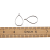 Rack Plating Alloy Teardrop Open Back Bezel Pendants PALLOY-TA0001-09P-7